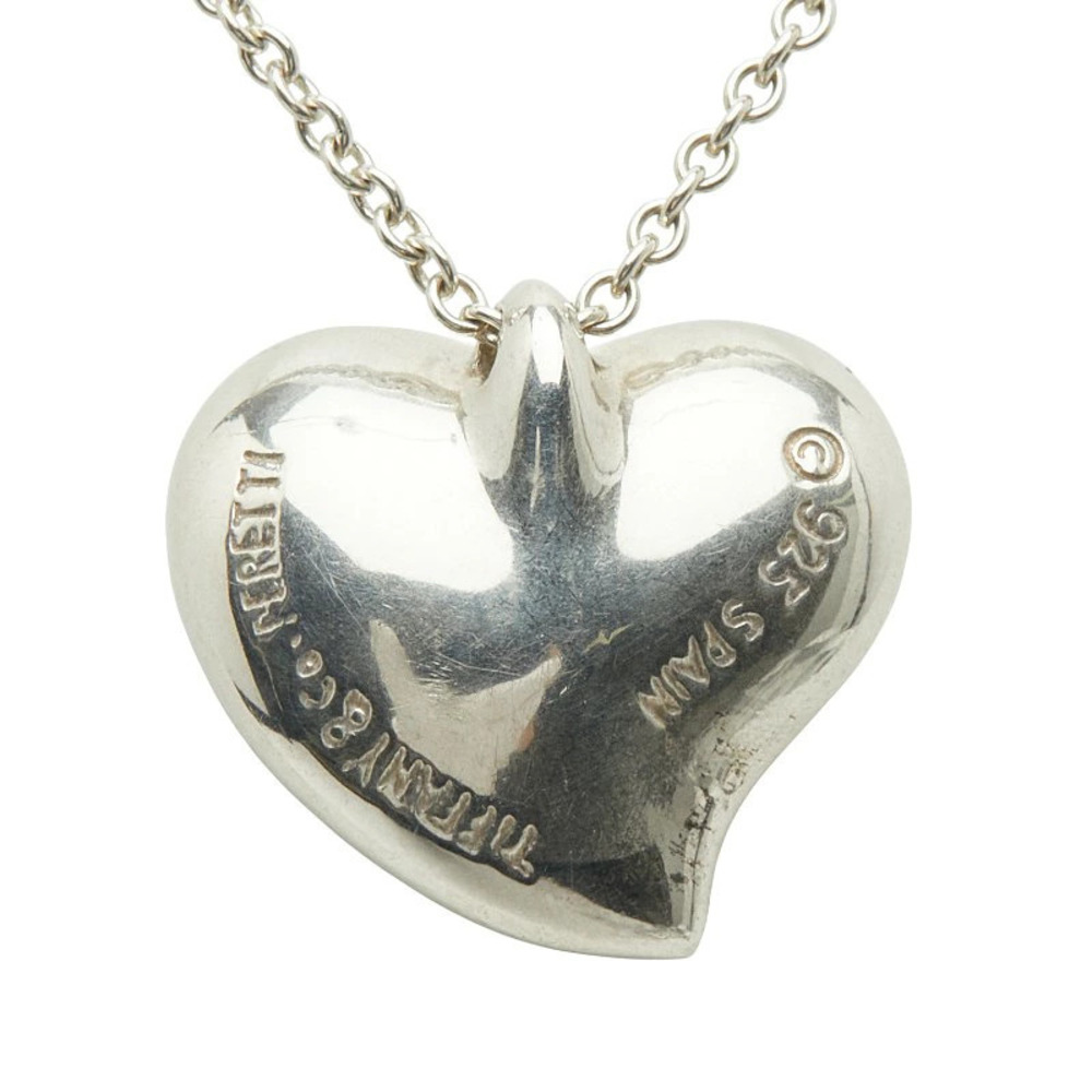 Tiffany Co Full Heart Necklace Silver TIFFANYCo Silver